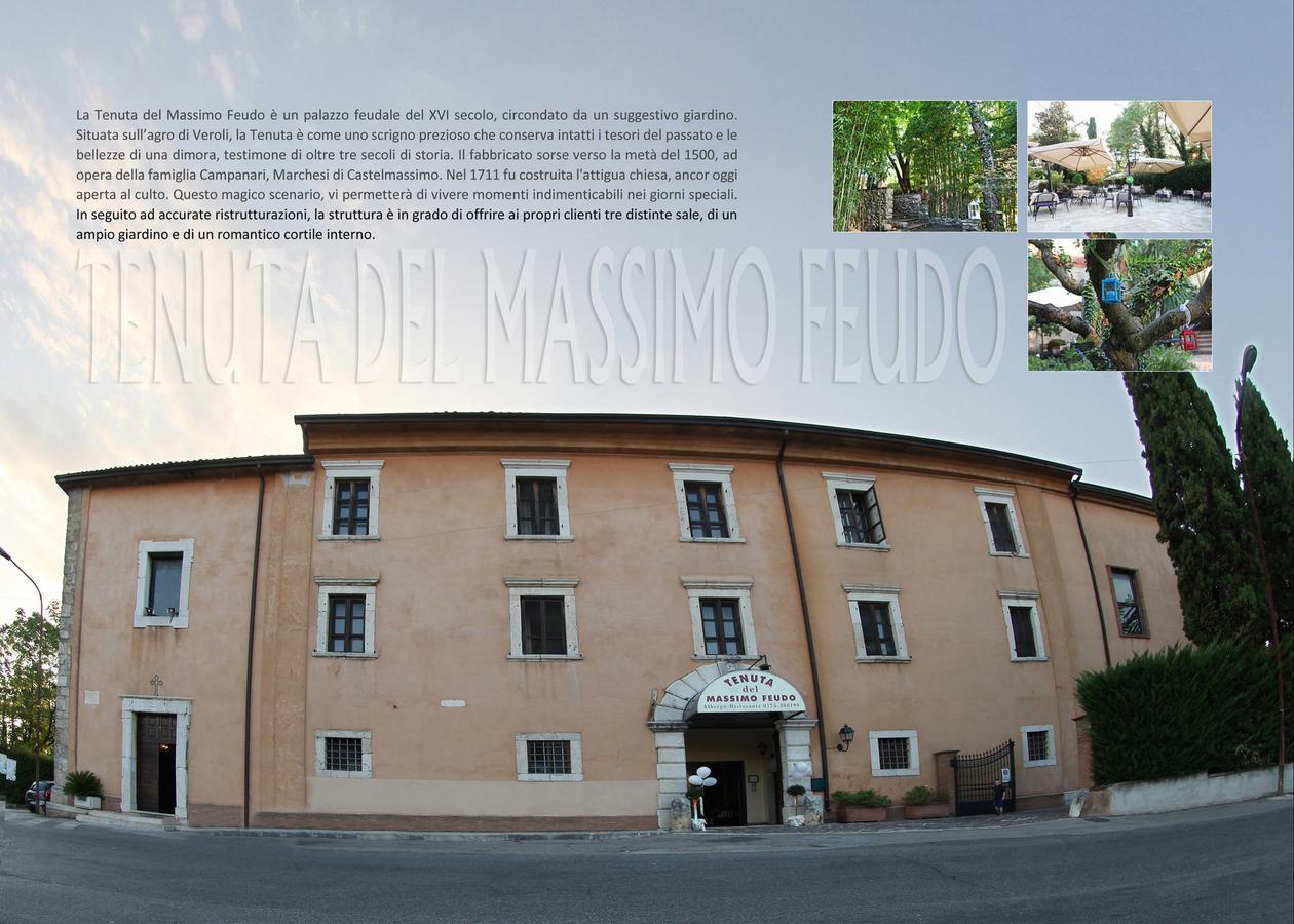 Tenuta Del Massimo Feudo Veroli Экстерьер фото